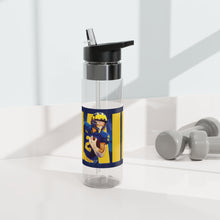 Charger l'image dans la galerie, HAIL Football Fans! Sporty Water Bottle, 20oz with Painting of Player