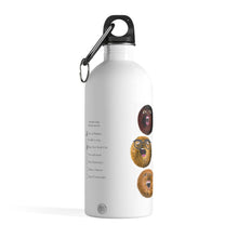 Cargar imagen en el visor de la galería, Fun, Eco-friendly, Stainless Steel Water Bottle - Bagel Choir, NYC - ARTSY STYLE