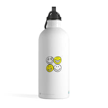 Charger l'image dans la galerie, Uplifting Sunflower & Smiles Stainless Steel Water Bottle - ARTSY STYLE