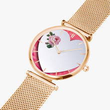 Charger l'image dans la galerie, 156. Watches of Love New Stylish Ultra-Thin Quartz Watch (With Indicators) Beveled Heart & Rose - ARTSY STYLE