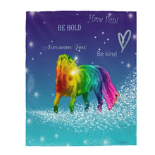 Charger l'image dans la galerie, Magical Rainbow Unicorn Velveteen Plush Blanket - ARTSY STYLE