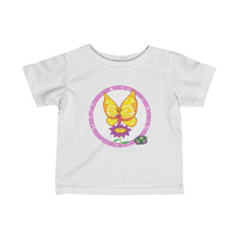 Load image into Gallery viewer, Infant Tee Featuring Super B! The Try, Try Butterfly looking Adorable (6-24mth) - ARTSY STYLE
