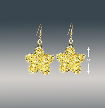 Charger l'image dans la galerie, Sparkly Glam Earrings! For All Celebrations (in red, silver & gold) **(free shipping on orders over $25!) - ARTSY STYLE
