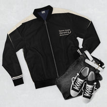 Charger l'image dans la galerie, Horse-Lover's Unisex Bomber Jacket - White Stallion. Great gift item! - ARTSY STYLE