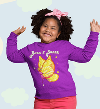 Charger l'image dans la galerie, "Born to Dance!" Kids' Sweatshirt - ARTSY STYLE
