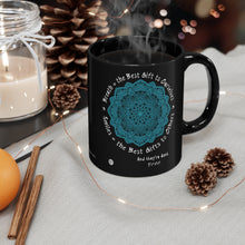 Charger l'image dans la galerie, "Breath & Smiles" Joy-Making Black mug - ARTSY STYLE