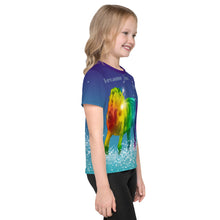 Load image into Gallery viewer, Rainbow Unicorn Girls T-Shirt All Over Print ver1 - ARTSY STYLE