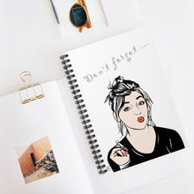 Charger l'image dans la galerie, "Don't forget..." Gorgeous Spiral Notebook - ARTSY STYLE