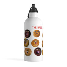 Cargar imagen en el visor de la galería, Fun, Eco-friendly, Stainless Steel Water Bottle - Bagel Choir, NYC - ARTSY STYLE