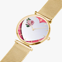 Charger l'image dans la galerie, 156. Watches of Love New Stylish Ultra-Thin Quartz Watch (With Indicators) Beveled Heart & Rose - ARTSY STYLE
