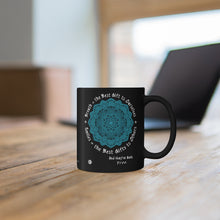 Charger l'image dans la galerie, "Breath & Smiles" Joy-Making Black mug - ARTSY STYLE