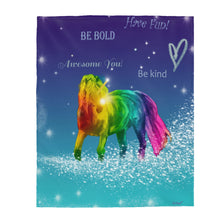 Charger l'image dans la galerie, Magical Rainbow Unicorn Velveteen Plush Blanket - ARTSY STYLE