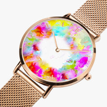 Charger l'image dans la galerie, 170. Watches of Love Baby Rainbow - Fashion Ultra-thin Stainless Steel Quartz Watch (With Indicators) - ARTSY STYLE