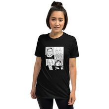 Charger l'image dans la galerie, "The Team" - Ruth, John, Helen & Carl. In Honor. Coffee Mug. Original. (portrait layout) Short-Sleeve Unisex T-Shirt - ARTSY STYLE