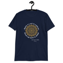 Load image into Gallery viewer, Short-Sleeve Unisex T-Shirt - Yoga Shirt for Adult or Teen. Mind/Body/Spirit Reminder! - ARTSY STYLE