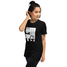 Charger l'image dans la galerie, "The Team" - Ruth, John, Helen & Carl. In Honor. Coffee Mug. Original. (portrait layout) Short-Sleeve Unisex T-Shirt - ARTSY STYLE