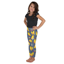 Load image into Gallery viewer, Super Kid Club Leggings! Featuring Super B! The Try, Try Butterfly multi character! - ARTSY STYLE