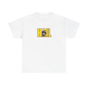 HAIL Football Fans!  Unisex T-Shirt with Classic Action Painting