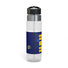 Charger l&#39;image dans la galerie, HAIL Football Fans!  Sporty Water Bottle 20oz / Fine Art Painting of Player
