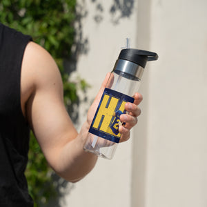 HAIL - Football Fans!  20oz Tritan™ Sport Bottle, Classic Painting with wolverine on back