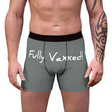 Load image into Gallery viewer, Men&#39;s Boxer Briefs - Fully Vaxxed, Proud &amp; Happy!  (Includes Free Shipping!)
