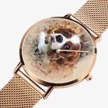 Load image into Gallery viewer, Custom Design  Ultra-thin Stainless Steel Quartz Watch (With Indicators) - ARTSY STYLE
