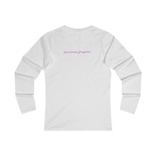 Load image into Gallery viewer, &quot;Women to the Power of Infinity&quot; global design - Fitted Long Sleeve Tee - ARTSY STYLE
