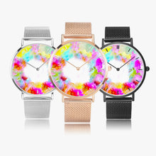 Load image into Gallery viewer, 170. Watches of Love Baby Rainbow - Fashion Ultra-thin Stainless Steel Quartz Watch (With Indicators) - ARTSY STYLE

