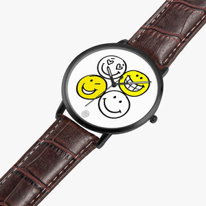 :"The Happy Watch"  Unisex Instafamous Quartz - ARTSY STYLE