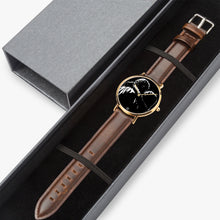Cargar imagen en el visor de la galería, Lady G &amp; Brad 1-27 Hot Selling Ultra-Thin Leather Strap Quartz Watch (Rose Gold) - ARTSY STYLE
