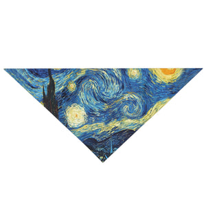 Van Gogh "Starry Night" Bandana pour les amoureux de Pet & Art!