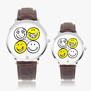 :"The Happy Watch"  Unisex Instafamous Quartz - ARTSY STYLE