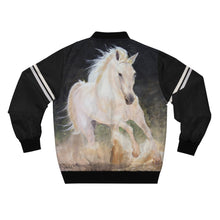 Load image into Gallery viewer, Horse Lover&#39;s (2-sided) Bomber Jacket - Fine Art by Suzanne - ARTSY STYLE
