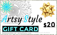 Charger l&#39;image dans la galerie, ARTSY STYLE Gift Cards - ARTSY STYLE
