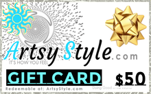 Charger l&#39;image dans la galerie, ARTSY STYLE Gift Cards - ARTSY STYLE
