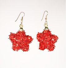 Load image into Gallery viewer, Sparkly Glam Earrings! For All Celebrations  (in red, silver &amp; gold)   **(free shipping on orders over $25!) - ARTSY STYLE
