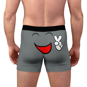 Men's Boxer Briefs - Fully Vaxxed, Proud & Happy!  (Includes Free Shipping!)