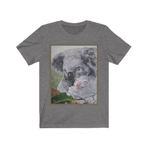 Koala Fine Art Unisex Tee (design in color) - ARTSY STYLE