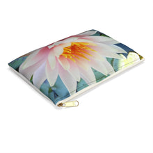 Charger l&#39;image dans la galerie, Beautiful Water Lily Accessory Pouch - NYC - ARTSY STYLE
