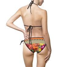 Load image into Gallery viewer, Women&#39;s Bikini Swimsuit - Floral &amp; Studs ORIGINAL

