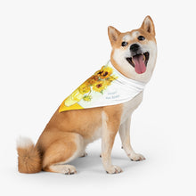 Load image into Gallery viewer, Exclusive Van Gogh &quot;Sunflowers&quot; Pet Bandana for Art &amp; Pup Lovers Everywhere !

