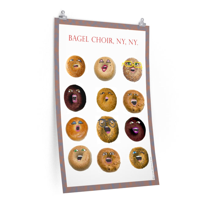 NYC Bagel Choir - Premium Matte vertical posters - ARTSY STYLE