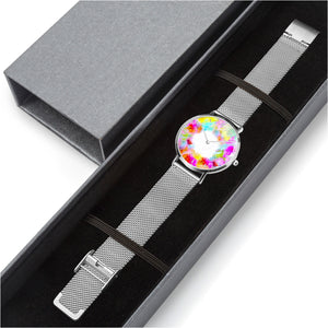 170. Watches of Love Baby Rainbow - Fashion Ultra-thin Stainless Steel Quartz Watch (With Indicators) - ARTSY STYLE