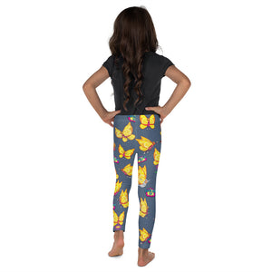 Super Kid Club Leggings! Featuring Super B! The Try, Try Butterfly multi character! - ARTSY STYLE